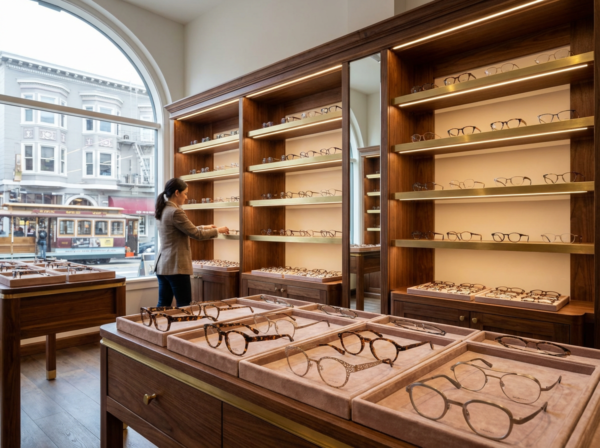 Luxury and independent eyewear frame collection at City Optix featuring European designer brands