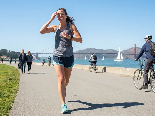 Marina District resident enjoying active lifestyle with comfortable contact lenses from City Optix