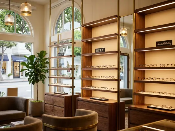 Luxury designer eyeglass frames at City Optix San Francisco Marina District