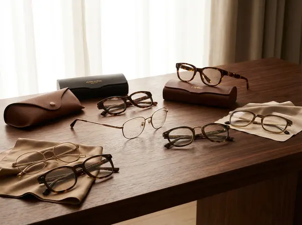 Collection of quality eyeglass frames showing variety of styles available at City Optix San Francisco
