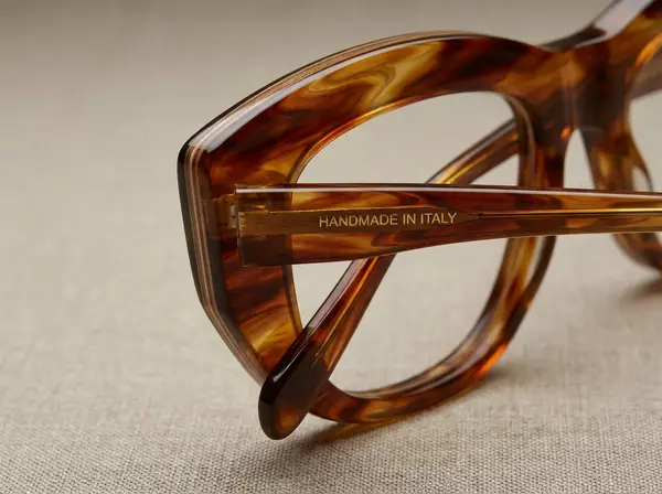 Luxury tortoiseshell eyeglass frames showing premium acetate craftsmanship