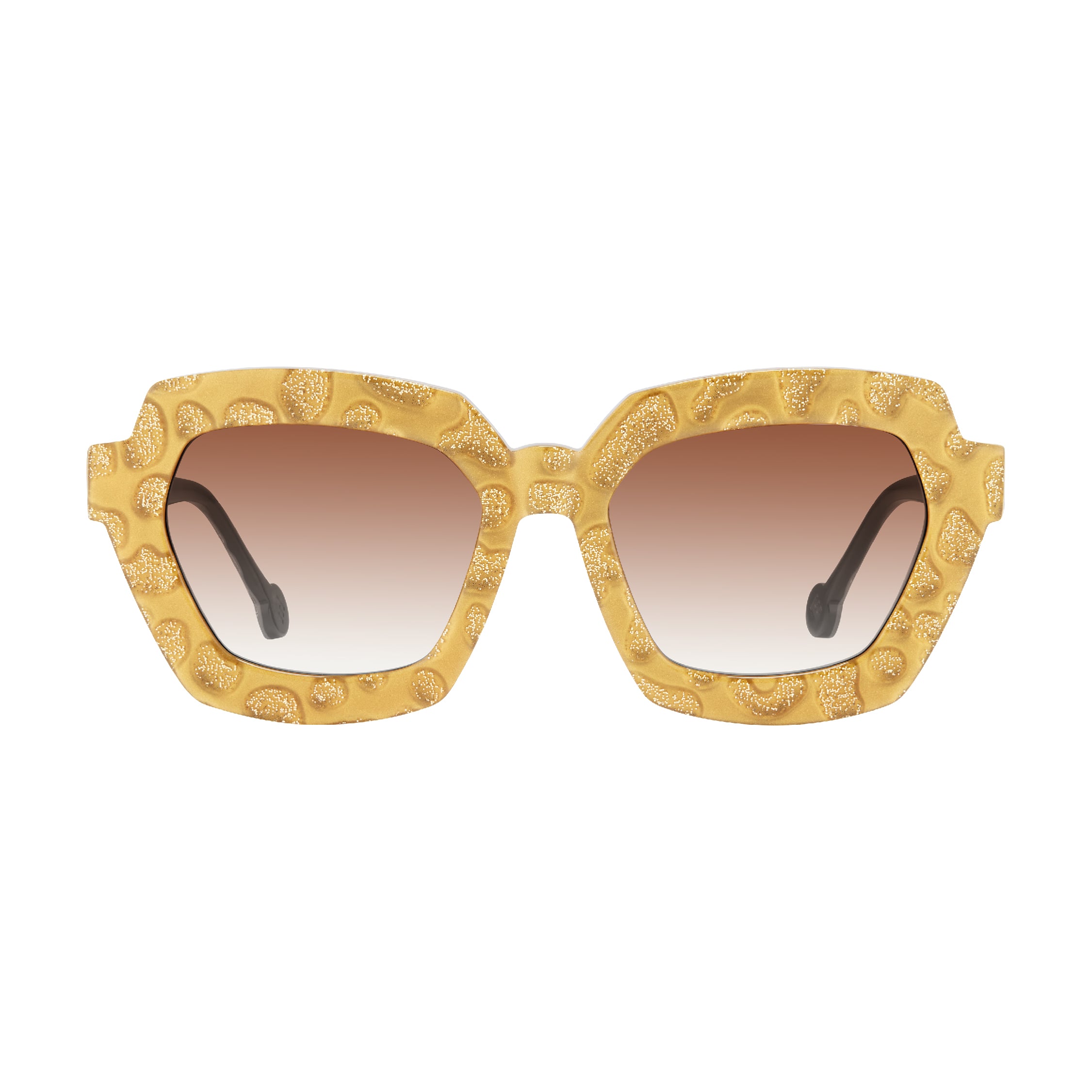l.a.Eyeworks THE99 gold acetate sunglasses at City Optix